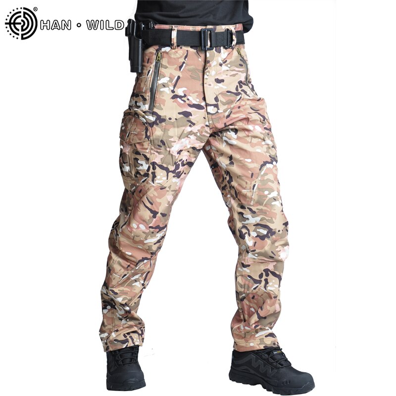 Tactical Pants Camouflage Military Pants Casual Combat Cargo Pants Water Repellent Ripstop Men&