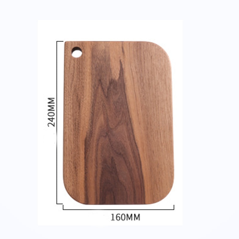 Black Walnut Wood Kitchen  Cutting Board Solid Wood Rootstock Lacquerless Fruit Chopping board Kitchen wooden cutting board