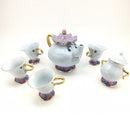Promotion! Cartoon Beauty And The Beast Tea Set Mrs Potts Teapot Chip Cup Sugar Bowl Cogsworth Pot Coffee Birthday Xmas Gift