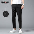Jantour Brand Men Ankle Pants New Summer Casual Trousers Straight Chinos Fashion Jogging Pants Male Brand Trousers High Quality