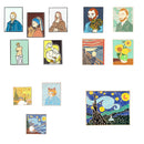 Painter Van Gogh Self Portrait Brooch Sunflower VINCENT Enamel Pin Jeans Backpack Art Lovers Friends Gifts