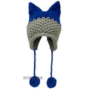 BomHCS Cute Fox Ears Beanie Winter Warm 100% Gorro de punto hecho a mano