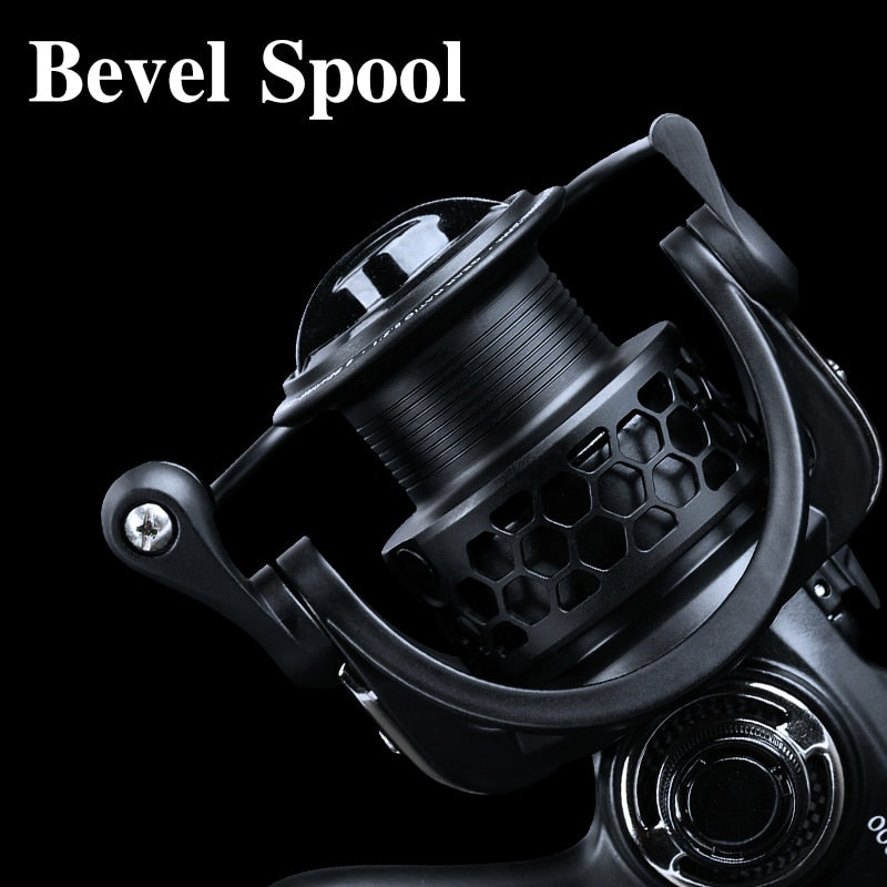 TSURINOYA NA 2000 3000 4000 5000 Spinning Fishing Reel Hot Sale 12KG Max Drag Power Fishing Reel Bass Pike Fishing Line Spool