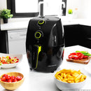 Cecotec Cecofry Compact Rapid Black1.5L Freidora Sin Aceite Comida Sana Programable en Tiempo y Temperatura Incluye Recetario