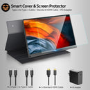 UPERFECT 4K Portable Monitor for Laptop PC 15.6 IPS 3840x2160 UHD External Screen Mobile LCD Display USB C Xbox PS4 Switch HDMI
