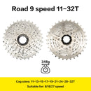 ThinkRider Road Bike 9 10 11 Speed ​​Velocidade 28T/32T Cassette de bicicleta Freewheel MTB Sprocket para SHIMANO A1 X7 X5