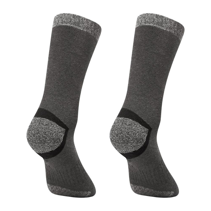 YUEDGE Herren Docht Dickes Kissen Baumwolle Crew Sports Athletic Wandersocken Winter Warme Socken für Männer (5 Paar/Packungen)