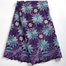 Schweizer Voile-Baumwollspitzenstoff African 2021 Stickerei Afrikanische Baumwoll-Voile-Spitze im Dubai-Stil für jede Hochzeitsfeier 2491A