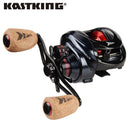 Carrete KastKing Spartacus/Spartacus Plus Baitcasting carrete de sistema de freno doble 8KG Max Drag 11 + 1 BBs 6,3: 1 carrete de pesca de alta velocidad