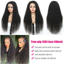 Peluca de cabello humano rizado 13x4, pelucas con malla Frontal rizadas para mujer, pelucas de cabello humano Frontal de encaje transparente, peluca Frontal de onda profunda