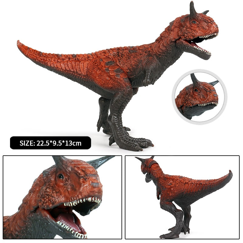 Oenux nuevo dinosaurio Jurásico carnívoro Carnotaurus figura de acción t-rex PVC alta calidad colección modelo juguetes para niños regalo