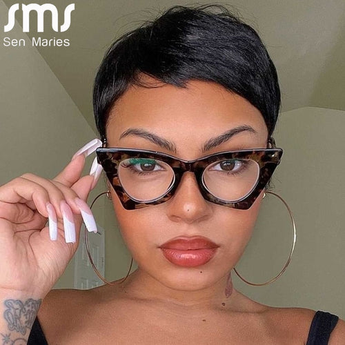 Fashion Cat Eye Womans Optical Glasses Prescription Lens Small Frames Women Transparent Glasses  Eyeglasses Frames