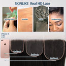 Invisible HD Lace Frontal Closures 5x5 Lace Closure Straight Remy Human Hair With Baby Hair Melt Skins 4x4 HD Lace For Women