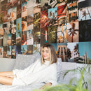 Flamingueo 100 Photos Wall Stickers Room Decor Aesthetic Room Decor Vinyl Room Decoration Teenager Wall Paper Bedroom Decoration Cute Room Decor Wall Decorations Bed Room