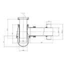 Gold Basin Sink Slotted Pop Up Waste Drain Brass 1 1/4 Bottle Trap P-TRAP Kit Set with Overflow 11-096