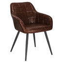 WOLTU 1PC Dining Chair Scientific Fabric Upholstered Kitchen Chair Leisure Chair Armchair Living Room Home Furniture Decoration