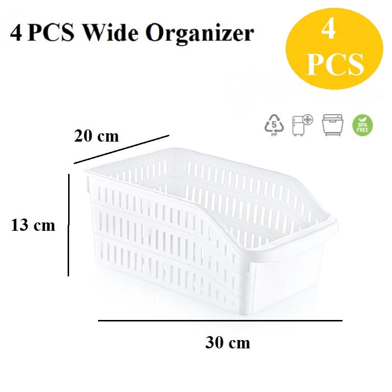 Cocina refrigerador organizador cesta contenedor cajón caja de almacenamiento ajustable cajón retráctil ahorro de espacio estante deslizante para nevera