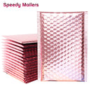 10pcs 15x20+4cm Rose Gold Bubble Envelop/Rose Gold Foil Bubble Mailer for Gift Packaging & Wedding Favor Bag&Mailing Envelopes