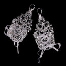 1 Paar 2 Stile Weiß / Rot / Beige Brauthandschuhe Eleganter kurzer Absatz Strass Weißer Spitzenhandschuh Schöne Hochzeitsaccessoires