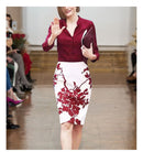 See Orange New Fashion Autumn Summer Outfits For Women 2018 Office Lady Two Piece Set Women Two Piece Outfits SO9411