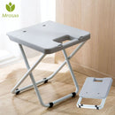 1 unidad de carga de 100kg, silla plegable portátil para ciclismo, Camping, herramientas de Picnic duraderas, silla plegable de aleación, silla de pesca para Picnic, triangulación de envíos