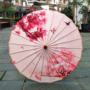Silk Women Umbrella Japanese Cherry Blossoms Silk  Ancient Dance Umbrella Decorative Umbrella Chinese Style Oil Paper Umbrella