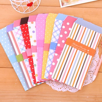 20 pcs/lot Korea Cute Cartoon Mini Colorful Paper Envelope Kawaii Small Baby Gift Craft Envelopes for Wedding Letter Invitations