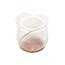 12Pcs Chair Leg Caps Assorted Round Square Rectangle Silicone Floor Protector Furniture Table Feet Covers