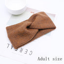 Baby Headband Women Girl Twisted Hair Band Kids Woolen Headwrap Mommy and Me Headbands Toddler Spring Turban Hair Accessories