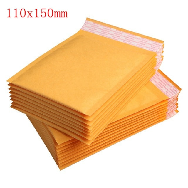 50 PCS/Lot Kraftpapier Bubble Umschläge Taschen Mailer Gepolsterter Versandumschlag mit Bubble Mailing Bag Drop Shipping