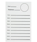 Acrylic Pallet Individual Eyelash Extension Glue Plate Volume Eyelashes Pad Makeup Training Tools Glue + 20pcs Lash Holder