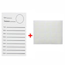 Acrylic Pallet Individual Eyelash Extension Glue Plate Volume Eyelashes Pad Makeup Training Tools Glue + 20pcs Lash Holder