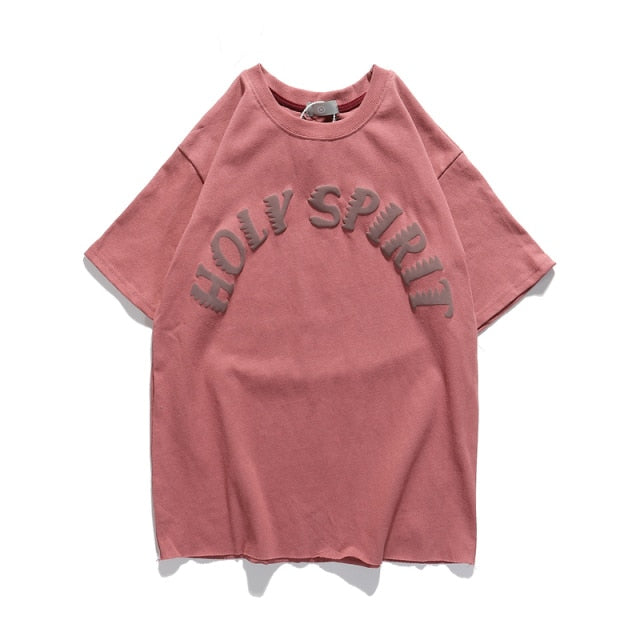 Kanye West Skull Print Lose Lässige Männer und Frauen T-Shirts Harajuku Oversize O-Ausschnitt Kurzarm Hip Hop T-Shirt Streetwear T-Shirts