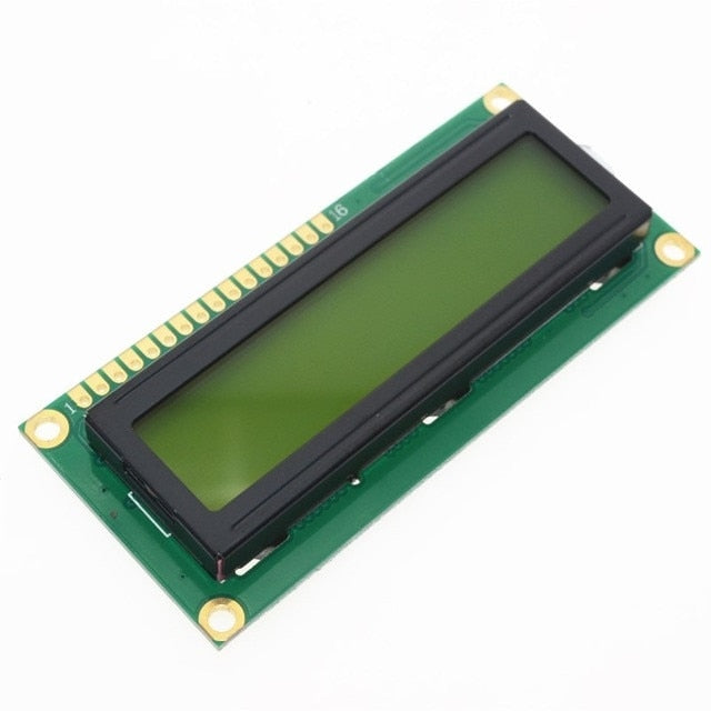 1 STÜCKE LCD1602 1602 modul grüner bildschirm 16x2 zeichen LCD display module.1602 5 V grüner bildschirm und weißer code für arduino