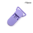 LOFCA 10 Stück Baby Schnullerclips aus massivem Kunststoff Schnullerclips Schnullerhalter Säuglingsschnuller Nippelhalter Multi Color Clamp Spielzeug