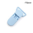 LOFCA 10 Stück Baby Schnullerclips aus massivem Kunststoff Schnullerclips Schnullerhalter Säuglingsschnuller Nippelhalter Multi Color Clamp Spielzeug