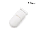 LOFCA 10 Stück Baby Schnullerclips aus massivem Kunststoff Schnullerclips Schnullerhalter Säuglingsschnuller Nippelhalter Multi Color Clamp Spielzeug