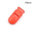 LOFCA 10 Stück Baby Schnullerclips aus massivem Kunststoff Schnullerclips Schnullerhalter Säuglingsschnuller Nippelhalter Multi Color Clamp Spielzeug