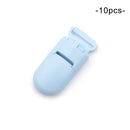 LOFCA 10 Stück Baby Schnullerclips aus massivem Kunststoff Schnullerclips Schnullerhalter Säuglingsschnuller Nippelhalter Multi Color Clamp Spielzeug