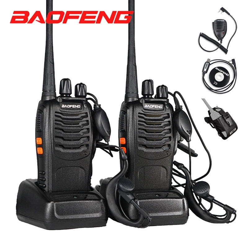 Original Baofeng BF-888S Two Way Radio 6km Walkie Talkie Communicator Handheld HF Transceiver Interphone Portable CB Ham Radio