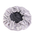 New Solid Women Satin Bonnet Fashion Stain Silky Big Bonnet for Lady Sleep Cap Headwrap Hat Hair Wrap Accessories Wholesale