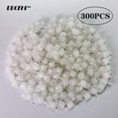 50-800PCS Garden Adjustable Nozzles Drip Irrigation Watering Sprinkler 1/4'' Anti-Clogging Dripper Emitter Flower Beds Vegetable