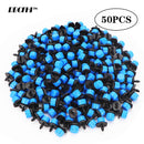50-800PCS Garden Adjustable Nozzles Drip Irrigation Watering Sprinkler 1/4'' Anti-Clogging Dripper Emitter Flower Beds Vegetable