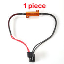 50W H1 H3 H7 H11 9006 hb3 hb4 h9 h8 h10 Resistencia de carga del coche Cancelador de errores LED Decodificador Canbus Cableado libre Cancelador Decodificador de luz