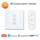 Remote Control Blind Shutter Tuya Smart Life EU WiFi Curtain Touch Switch Voice Control by Google Home Alexa echo App Timer