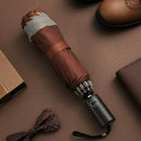 Paraguas automático, paraguas de negocios plegable inverso con tiras reflectantes, paraguas de lluvia para hombres y mujeres, sombrilla masculina a prueba de viento