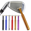 Afilador de palos de golf Herramienta de afilado de ranurado de palos de golf Afilador de palos de golf Cabeza de cuña fuerte Corte de afilado de cuña de aleación 6 colores