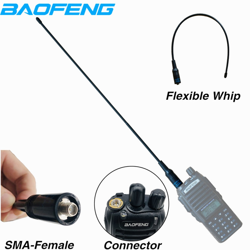 Antena Baofeng NA-771 Original de 10w, banda Dual, VHF, UHF, alta ganancia de potencia, para Baofeng UV-5R, UV-82, bf888S, Radio Walkie Talkie