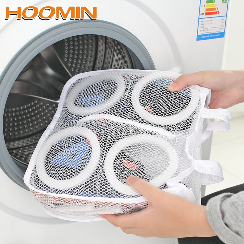 HOOMIN Lazy Shoes Washing Bags Washing Bags for Shoes Underwear Bra Shoes Airing Dry Tool Mesh Laundry Bag Protective Organizer