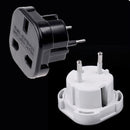 1pcs UK To EU Europe European Universal Travel Charger Adapter Plug Converter 2 PiN Wall Plug Socket